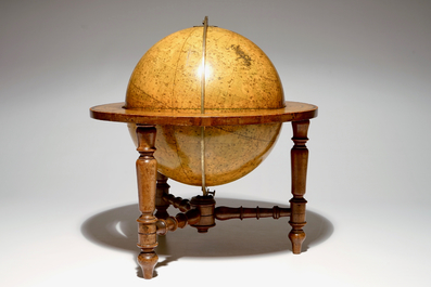 Un globe c&eacute;leste, George Frederick Cruchley, Londres, Angleterre, 3&egrave;me quart du 19&egrave;me