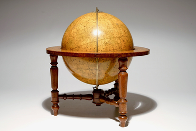 Un globe c&eacute;leste, George Frederick Cruchley, Londres, Angleterre, 3&egrave;me quart du 19&egrave;me