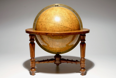 An English celestial globe, George Frederick Cruchley, London, 3rd quarter 19th C.