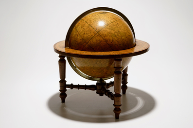 Un globe c&eacute;leste, George Frederick Cruchley, Londres, Angleterre, 3&egrave;me quart du 19&egrave;me