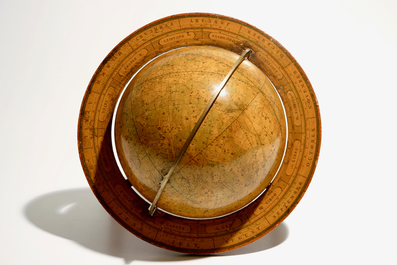 Un globe c&eacute;leste, George Frederick Cruchley, Londres, Angleterre, 3&egrave;me quart du 19&egrave;me