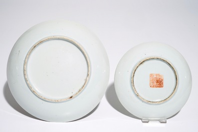 Un lot vari&eacute; en porcelaine de Chine qianjiang cai, 19/20&egrave;me