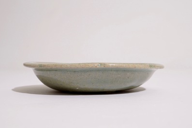 A Korean celadon saucer dish, Goryeo dynasty (918-1392)