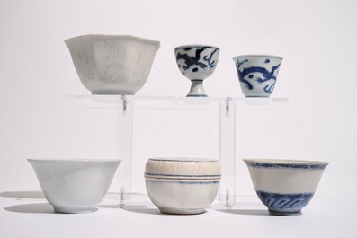 A group of Chinese Hatcher Cargo and Hoi An Hoard shipwreck wares, Transitional period and earlier