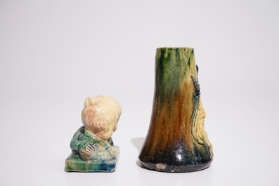 Une grande collection de poterie flamande, influence Art Nouveau, 20&egrave;me