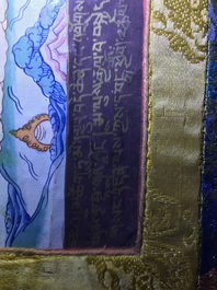 Three various thangka, Tibet or Nepal, 19/20th C.
