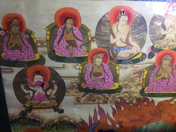 A thangka depicting Mahakala, Tibet or Nepal, 19/20th C.