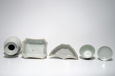 A collection of Chinese qianjiang cai wares, 19/20th C.