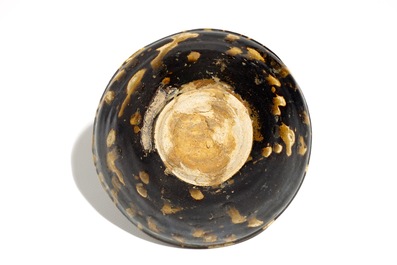 A Chinese Jizhou tortoise shell-glazed bowl, Southern Song Dynasty or later