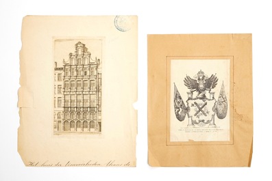Three shares of the Ostend East India Company and two of the Swedish East India Company, 18th C.