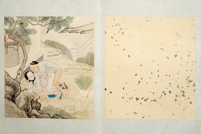 A Chinese album of erotic drawings, 19/20th C.