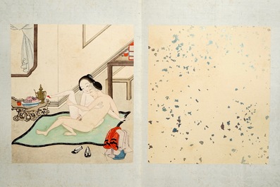 A Chinese album of erotic drawings, 19/20th C.