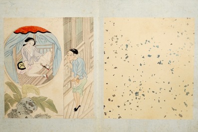 A Chinese album of erotic drawings, 19/20th C.