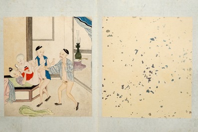 A Chinese album of erotic drawings, 19/20th C.