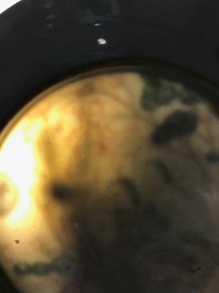 Two Chinese export famille rose plates with European figures, Qianlong