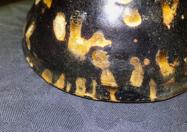 A Chinese Jizhou tortoise shell-glazed bowl, Southern Song Dynasty or later