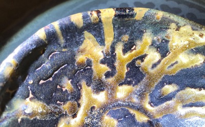 A Chinese Jizhou tortoise shell-glazed bowl, Southern Song Dynasty or later