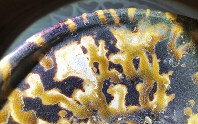 A Chinese Jizhou tortoise shell-glazed bowl, Southern Song Dynasty or later