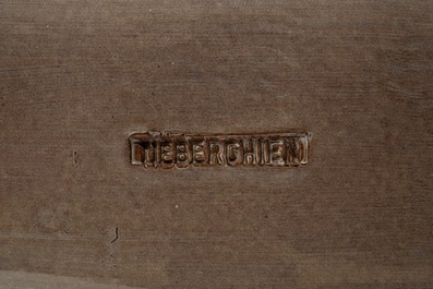 Tieberghien, Oswald (Belgium, 1936): 3 elongated trays, 2nd half 20th C.