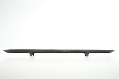 Tieberghien, Oswald (Belgium, 1936): 3 elongated trays, 2nd half 20th C.