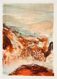 Zao, Wou-Ki (China/France, 1920-2013), Two abstract compositions, lithography on paper, dated 1978/1979, numb. 44/60