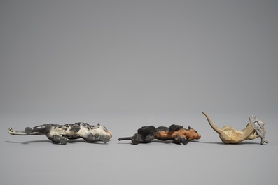 Un ensemble de mod&egrave;les d'animaux en elastolin et lineol, Hausser, Allemagne, 1&egrave;re moiti&eacute; du 20&egrave;me