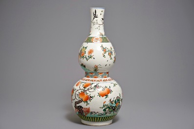 20世纪 五彩葫芦瓶