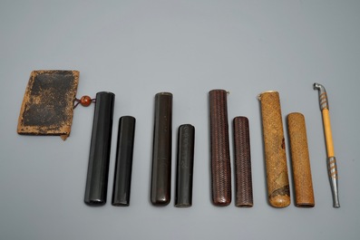 十九世纪      烟斗烟袋   烟管  四件