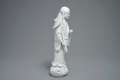 19世纪 德化窑达摩立像