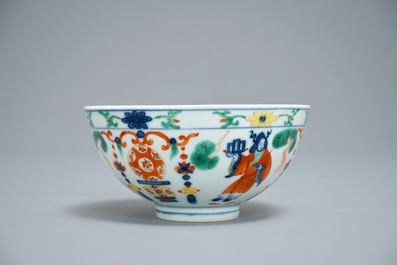 19-20世纪 五彩瓷碗