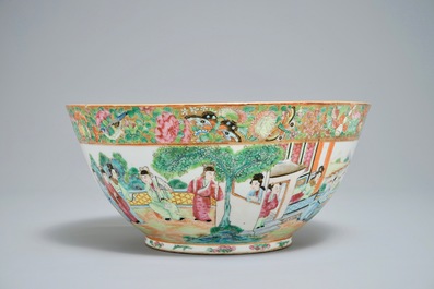 19世纪 广彩大瓷碗
