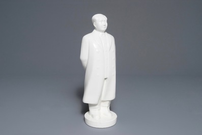 A tall Chinese figure of Mao Zedong standing, 2nd half 20th C.