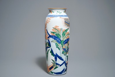 19世纪 康熙 五彩瓷瓶