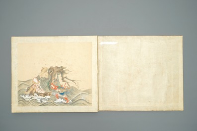 A Chinese album of drawings, 19/20th C.