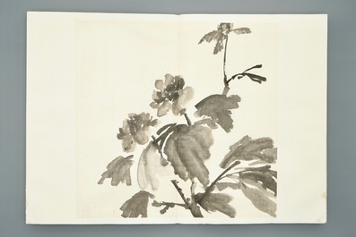十九到二十世纪    花卉绘画册子
