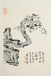 Un grand album chinois de peintures de branches fleuries, 19/20&egrave;me