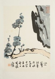 Un grand album chinois de peintures de branches fleuries, 19/20&egrave;me