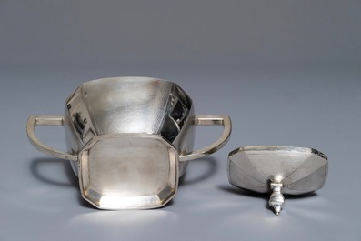 二十世纪上半叶  银制茶具套组