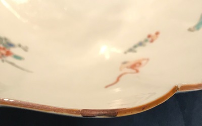 十七世纪 日本 瓷盘   