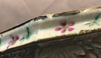 19-20世纪 南京粉彩花盆和花瓶