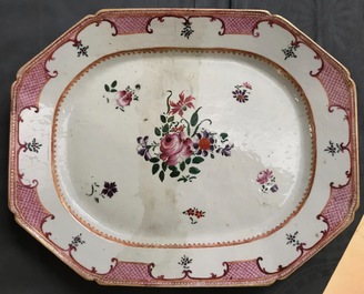 A 44-piece Chinese famille rose service, Qianlong