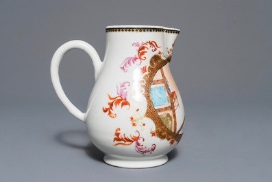 Une verseuse en porcelaine de Chine famille rose, Yongzheng