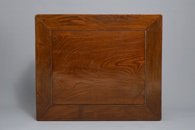 A low Chinese rectangular side table, Kang, 20th C.