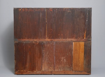 A two-part Japanese tansu cabinet, Meiji, 19th C.