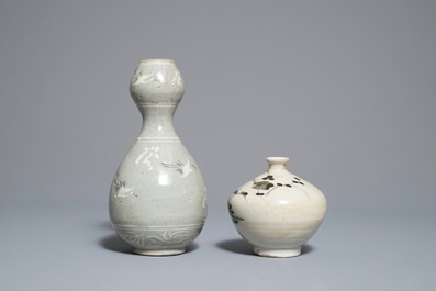 Un ensemble de pi&egrave;ces en porcelaine c&eacute;ladon, Cor&eacute;e, Goryeo et apr&egrave;s