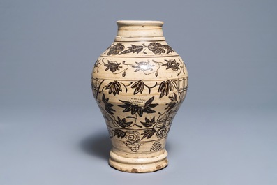 A Chinese Cizhou painted vase, Yuan
