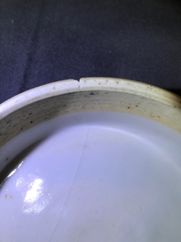 A pair of Chinese Imari style ginger jars and covers, Kangxi