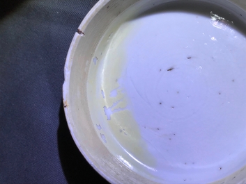 A pair of Chinese Imari style ginger jars and covers, Kangxi