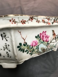 Een paar Chinese qianjiang cai jardini&egrave;res, 19/20e eeuw