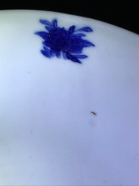 A Chinese blue and white 'long Eliza' bowl, Kangxi